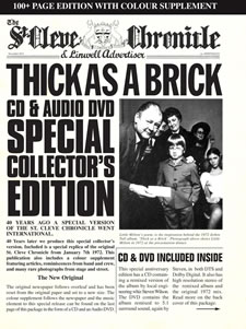 Jethro Tull: Thick As A Brick - 40th Anniversary Edition CD-DVD-Audio